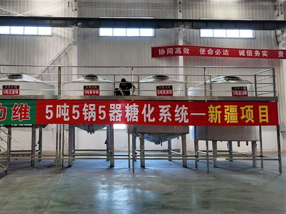 枞阳精酿啤酒设备厂—5吨精酿啤酒设备—新疆项目